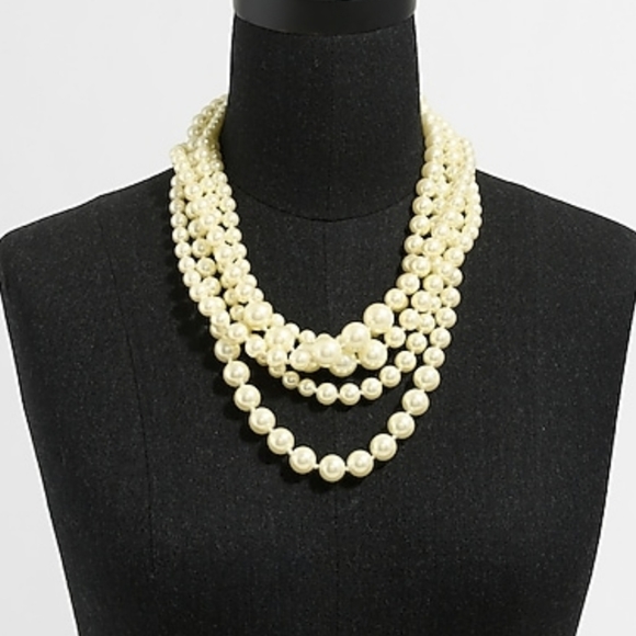 J crew multi strand pearl necklace - Picture 2 of 3